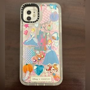 Disney x Casetify iPhone 11 phone case with glitter